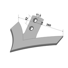 Лапа стрілчаста (260мм) (Бор) Wil Rich47UW10B7/N331105/ N18204 (Форвард) (пр-во Велес-Агро ЛТД) Л-01.527