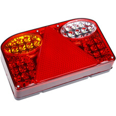 Ліхтар задній 5-ти секційний LED (з трикутником) лівий (під провід) SL-04-117 (L)