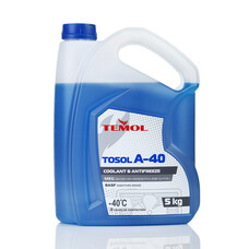 Тосол TEMOL А40 (-40°C Monoethylenglycol) 5 кг Tosol  -40°C MEG 5 kg